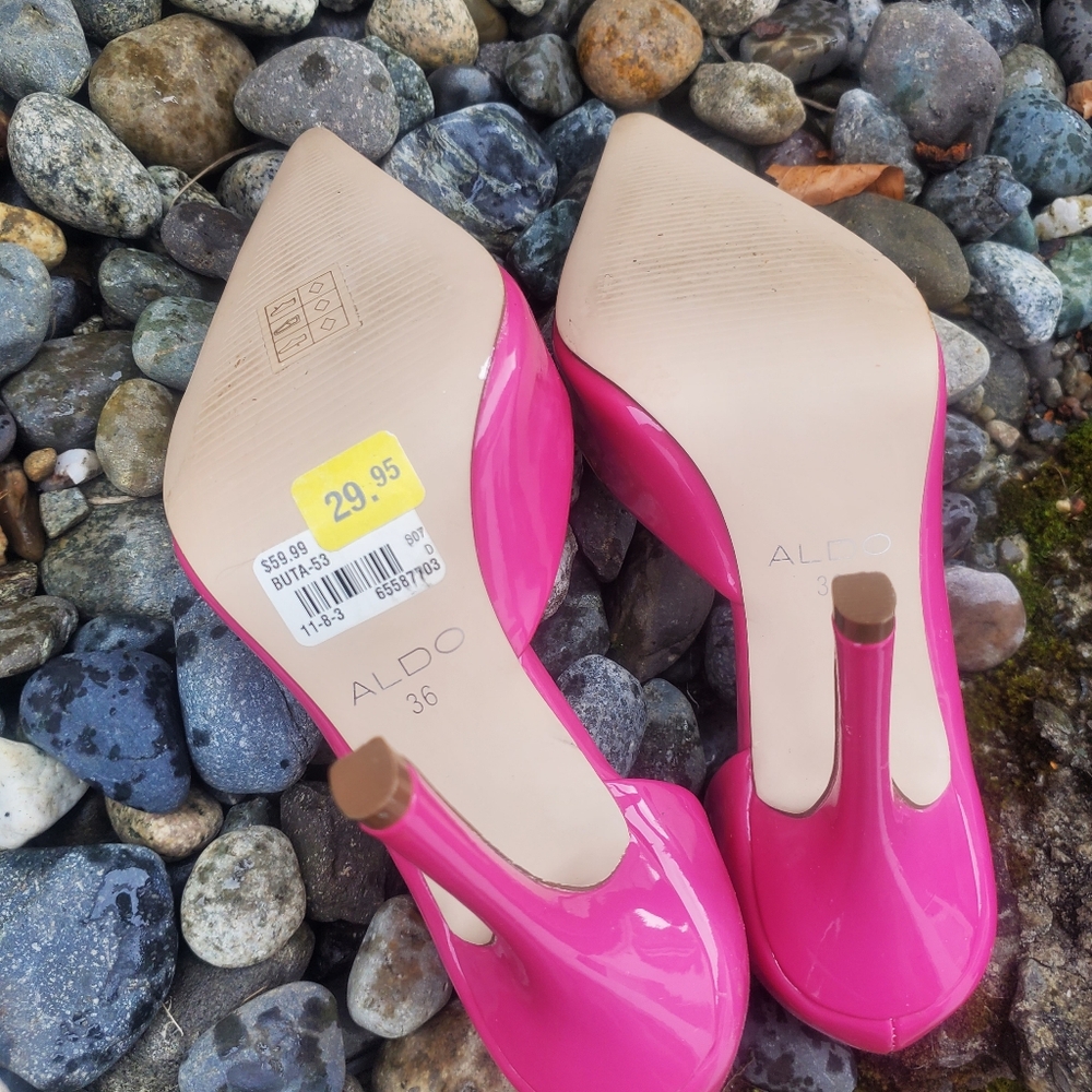 Fuschia Aldo Stillettos